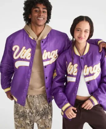 Minnesota-Vikings-Purple-Satin-Bomber-Jacket