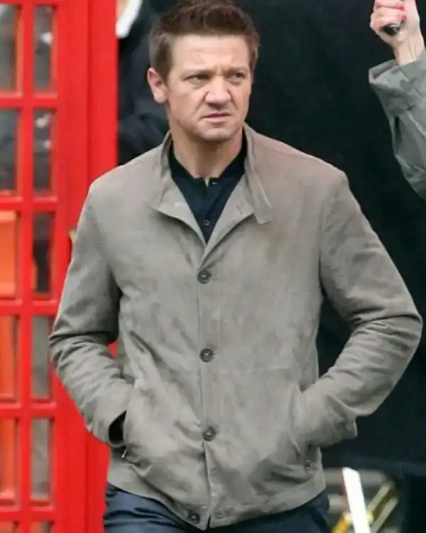 Mission Impossible Rogue Nation Jeremy Renner Suede Jacket