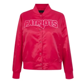 New England Patriots Triple Pink Satin Jacket