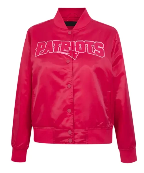 New England Patriots Triple Pink Satin Jacket
