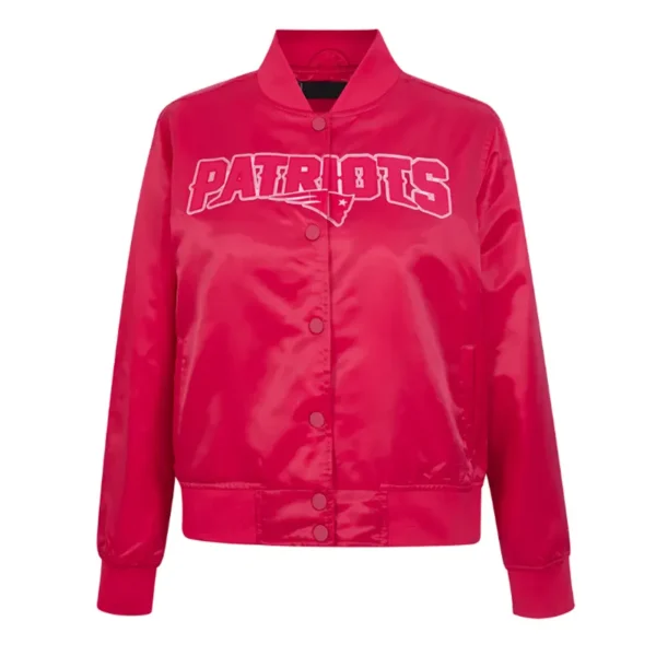 New England Patriots Triple Pink Satin Jacket