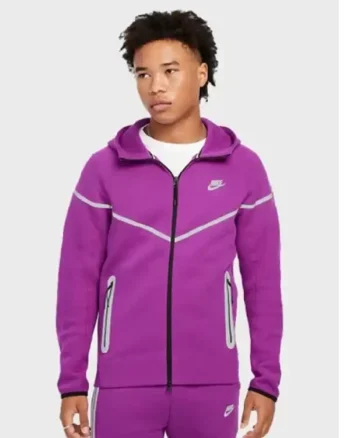 Nike Tech Windrunner Pink Reflective Jacket