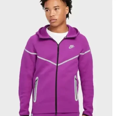 Nike Tech Windrunner Pink Reflective Jacket