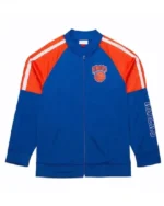 Ny Knicks Color Blocked Full-zip Track Jacket