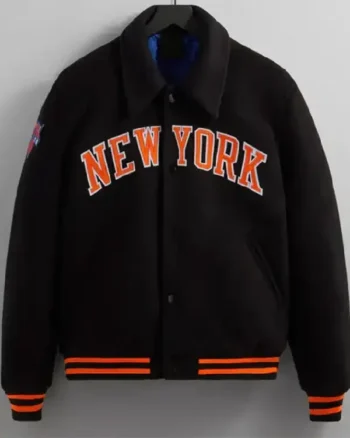 Ny Knicks Wool Varsity Jacket