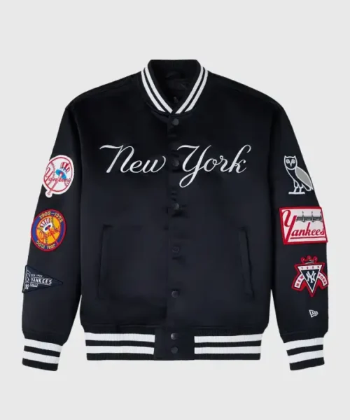 OVO x New Era x MLB Yankees Varsity Jacket