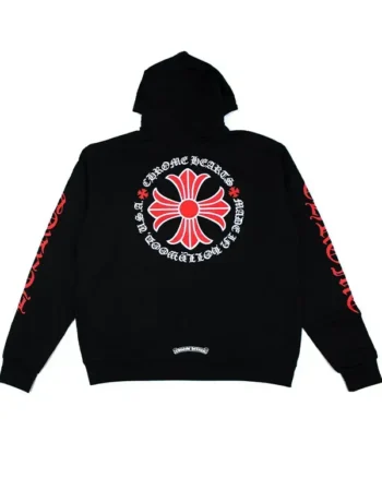 Order Chrome Hearts Made In Hollywood Plus Cross Zip Up Hoodie Black Sale
