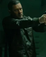 Order Harry Da Souza TV Series MobLand 2025 Tom Hardy Black Leather Jacket