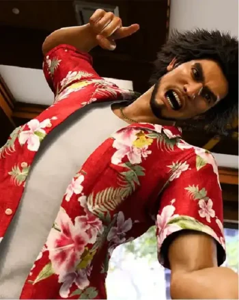 Order Ichiban Kasuga Like a Dragon Infinite Wealth 2024 Red Hawaiian Shirt Sale