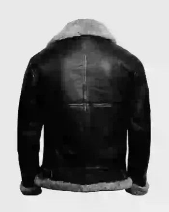 Men’s RAF Aviator Pilot Shearling Leather Jacket - Image 3