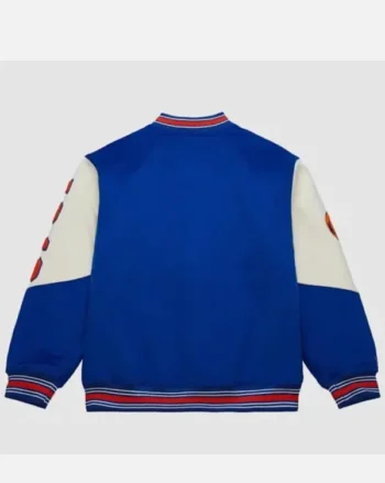Mitchell and Ness Knicks Team History Varsity Jacket - Image 2
