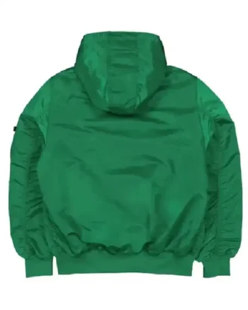 Philadelphia Eagles Historic L-2b Hooded Bomber Jacket - Image 2