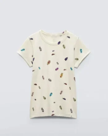Will Trent S03 Kyrie Mcalpin Beetles Print T Shirt - Image 2