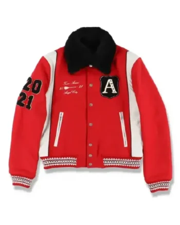 Order Tariq St. Patrick Power Book II Ghost Season 3 Michael Rainey Jr. Varsity Red Jacket For Sale