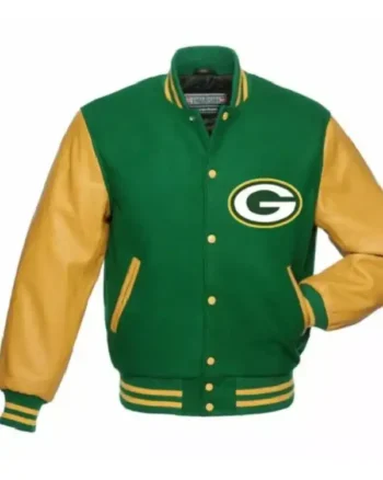 Green Bay Packers Varsity Jacket - Image 5