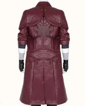 Order Video Game Character Dante DMC Devil May Cry 5 Dante Leather Jacket Coat Sale