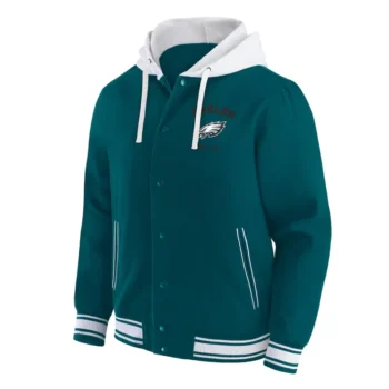 Philadelphia Eagles Midnight Green Cotton Hooded Jacket