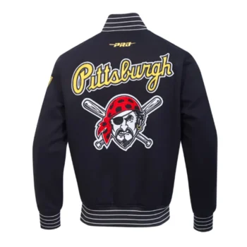Pittsburgh Pirates Current Logo Game Day Black Jacket - Image 2