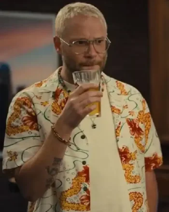 Platonic 2023 Seth Rogen Floral Printed Shirt