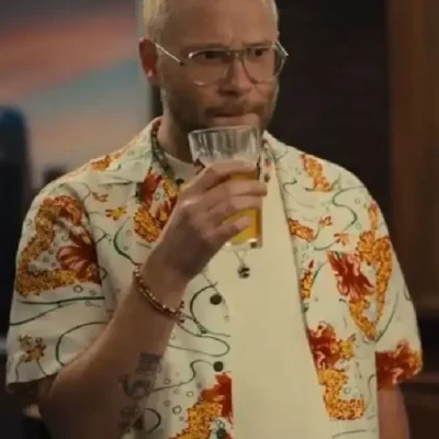 Platonic 2023 Seth Rogen Floral Printed Shirt