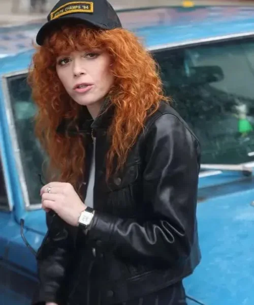 Poker Face 2025 Natasha Lyonne Leather Jacket