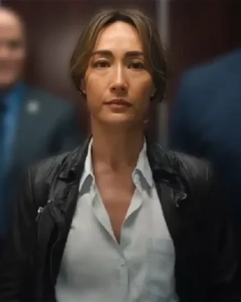 Renee Ballard S01 Black Leather Jacket