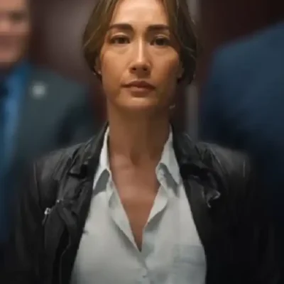 Renee Ballard S01 Black Leather Jacket