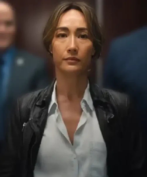 Renee Ballard S01 Black Leather Jacket