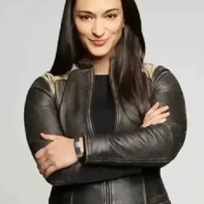 Resident Alien Asta Twelvetrees Biker Leather Jacket
