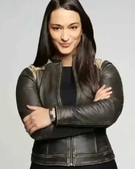 Resident Alien Asta Twelvetrees Biker Leather Jacket