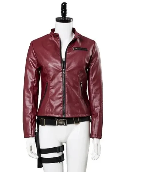 Resident Evil 2 Remake Claire Redfield Leather Jacket