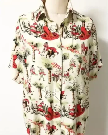Walton Goggins The White Lotus S03 Printed Shirt - Image 5