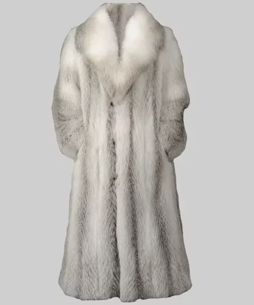 Ryan Gosling White Fur Coat