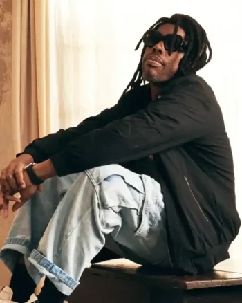 Sale Davis Movie Ash 2025 Flying Lotus Black Bomber Jacket