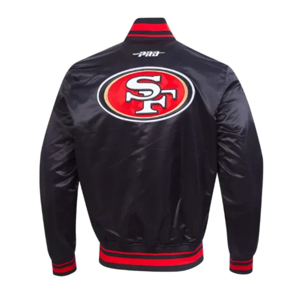 San Francisco 49ers City Ransom Classic Rib Satin Jacket - Image 2