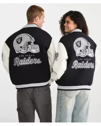 Las Vegas Raiders Bomber Jacket - Image 2