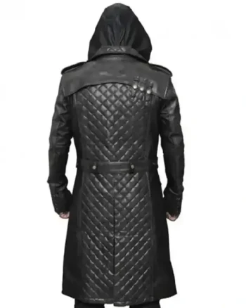 Shop Assassins Creed Syndicate Jacob Frye Hooded Leather Coat Sale