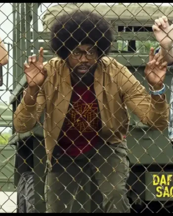 Shop Barry Putt TV Series FUBAR 2025 Milan Carter Brown Bomber Jacket For Sale