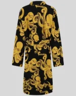 Shop Barry Tv Series Season 3 Episode 1 Black And Yellow Octopus Print Robe For Sale