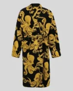 Shop Barry Tv Series Season 3 Episode 1 Black And Yellow Octopus Print Robe For Sale