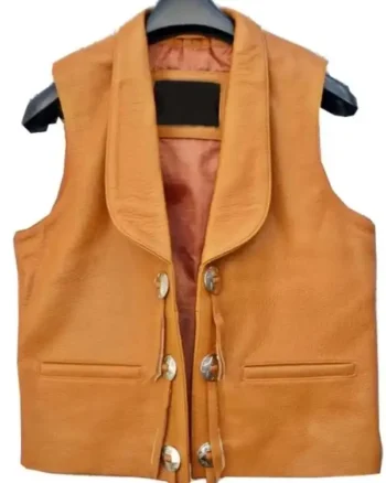 Lorne Greene Brown Vest - Image 2