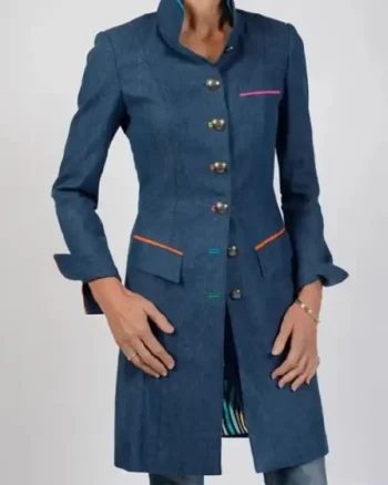 Clare Balding Blue Jacket - Image 4