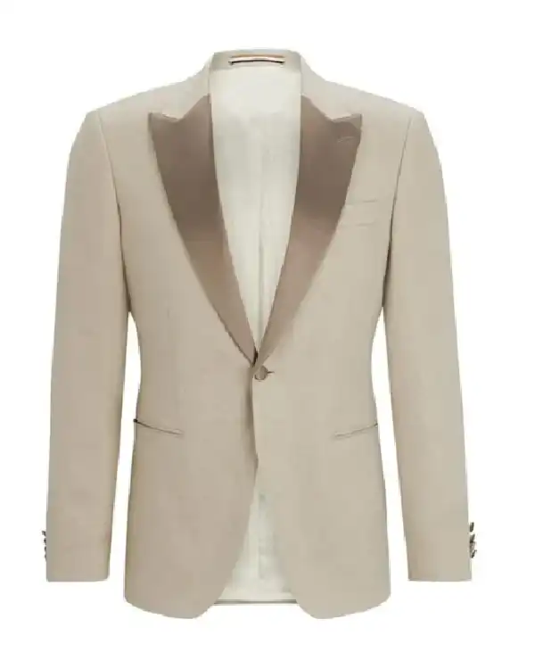Shop David Mens Stylish Beige Color Suit For Wedding Prom