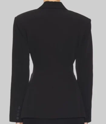 Hailey Bieber Black Blazer - Image 2