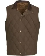 Shop John Dutton Yellowstone Brown Quilted Vest For Men And Women Sale