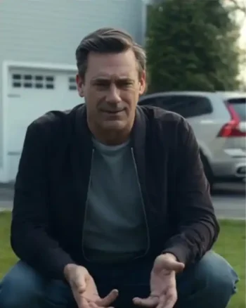 Shop Jon Hamm Your Friends and Neighbors S01 Bomber Jacket Sale