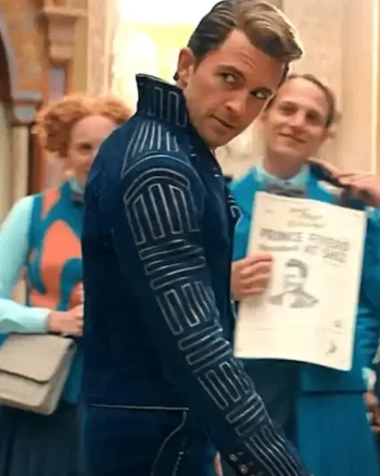 Wicked 2024 Jonathan Bailey Blue Jacket - Image 3