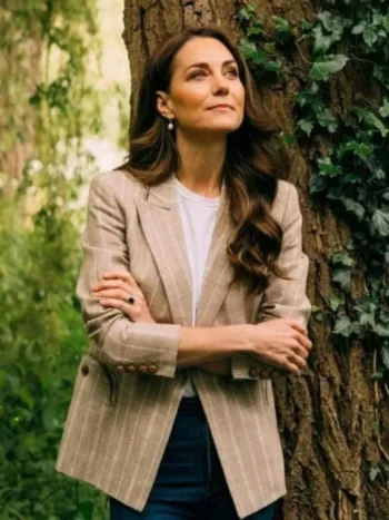 Kate Middleton Pinstriped Blazer - Image 2