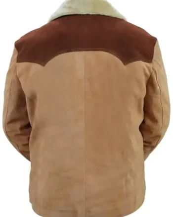 Yellowstone S03 Ep08 John Dutton Brown Jacket - Image 3