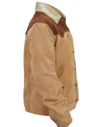 Yellowstone S03 Ep08 John Dutton Brown Jacket - Image 2